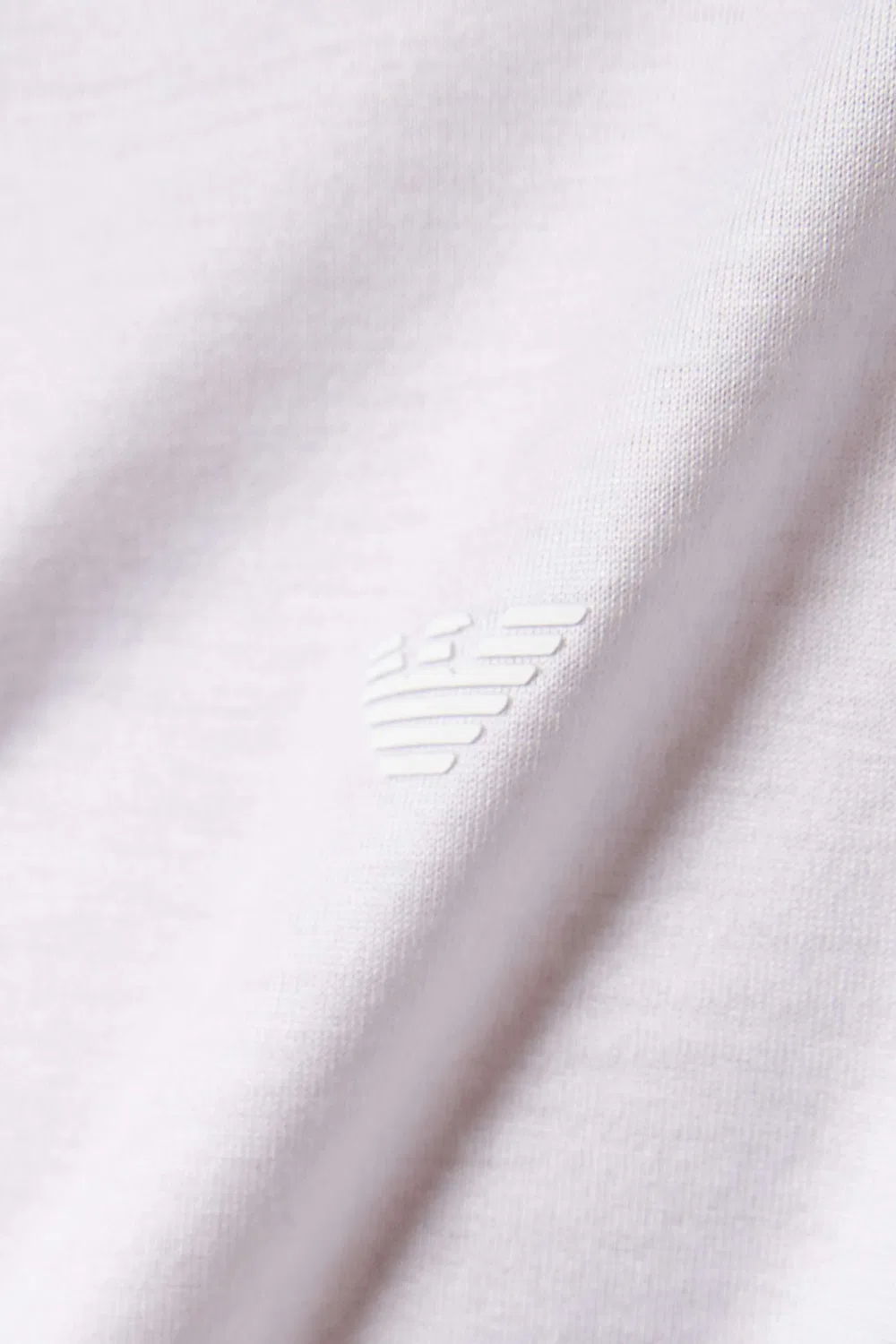 Поло хлопковое Micro Logo Emporio Armani — фото 4
