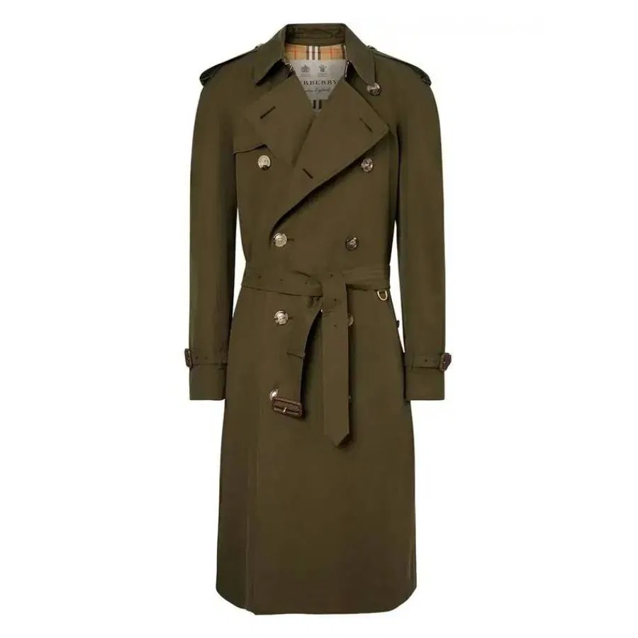 Пальто-тренч свободного кроя The Westminster Heritage Trench Coat Burberry, Dark Military Khaki