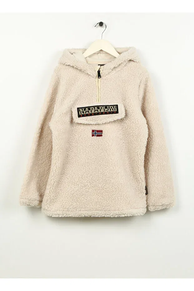 Детское худи для девочек Napapijri, Beige