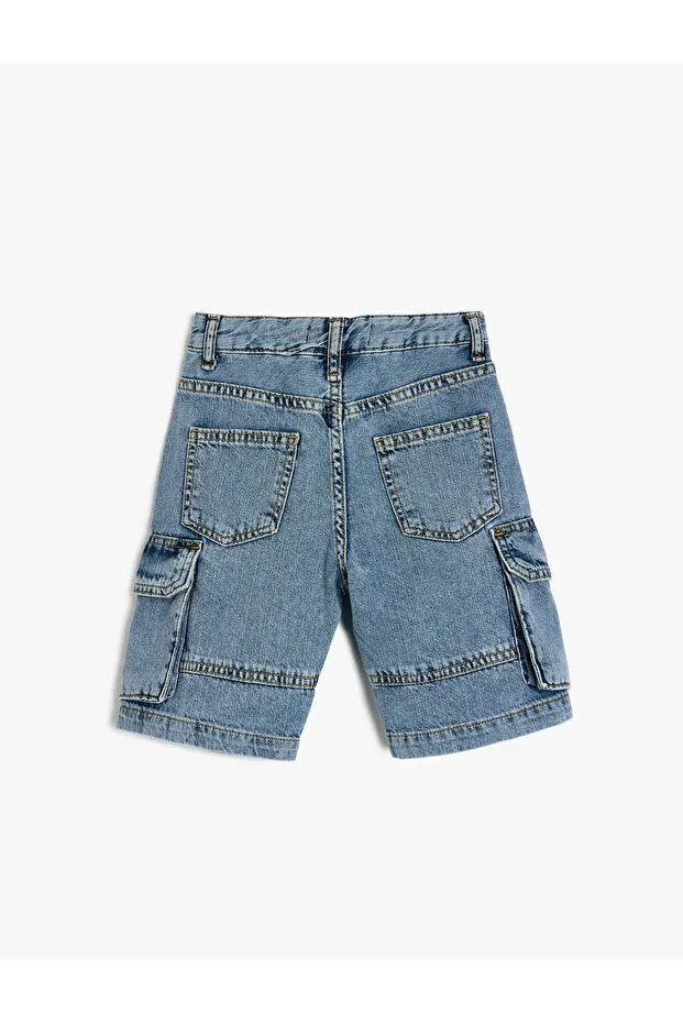 Детские шорты для мальчиков Oversize Denim Koton, Indigo — фото 3