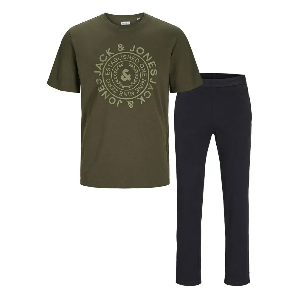 Пижама с коротким рукавом Athens Jack & Jones, зеленый