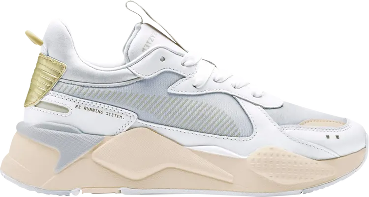 

Кроссовки Puma Wmns RS-X Metallic White Gold Metallic, серый