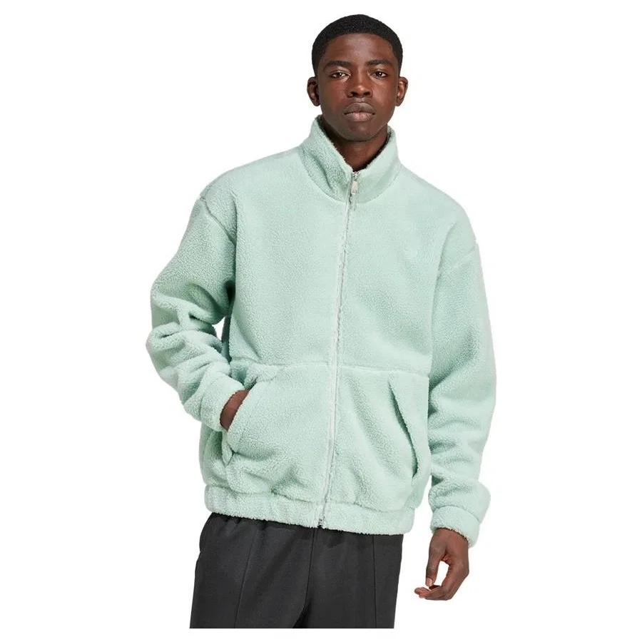 Спортивный свитшот с длинным рукавом adidas P Ess Fz, Зеленый — фото 2