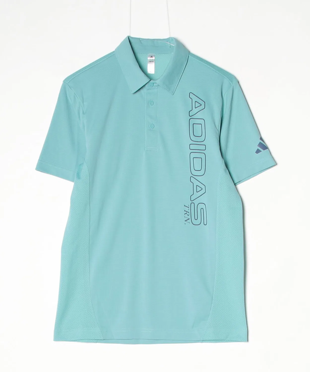 Мужское поло из хлопка с принтом Adidas, Green