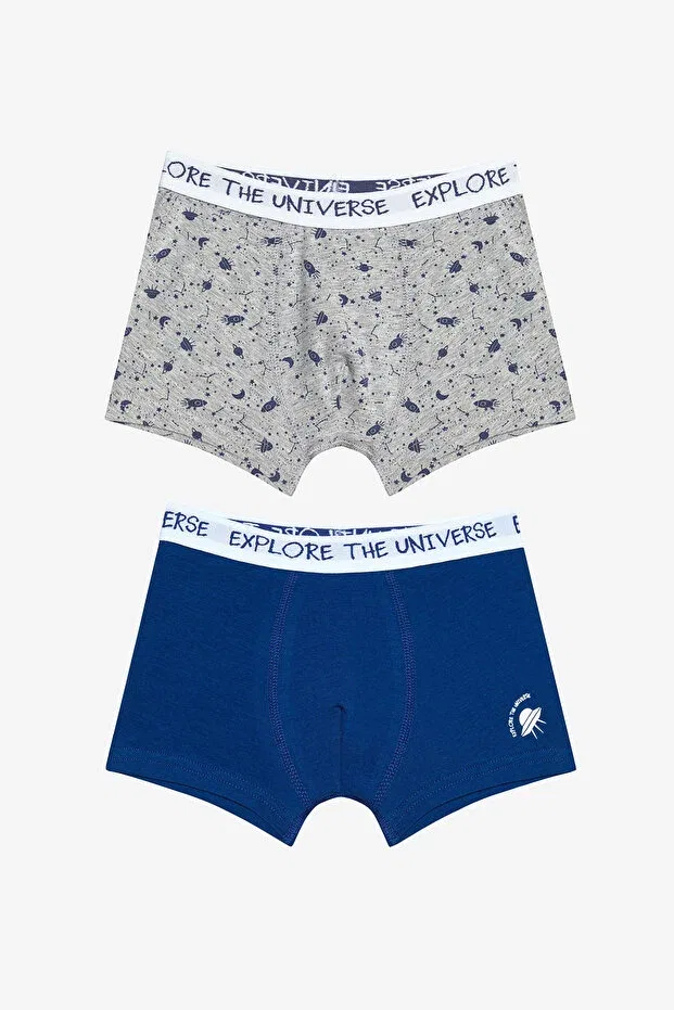 Детские боксеры для мальчиков с принтом explore the universe colorful boxer set of 2 Penti, Multicolor