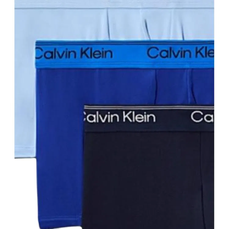 Мужские боксеры трусы Calvin Klein, 3 Pack (Blue) — фото 3