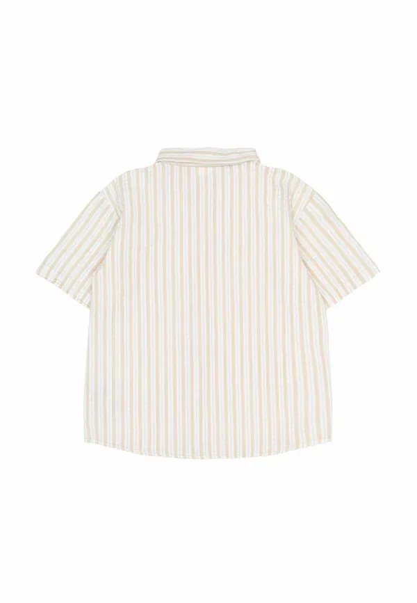 Рубашка хлопковая Smith The New, humus striped — фото 4