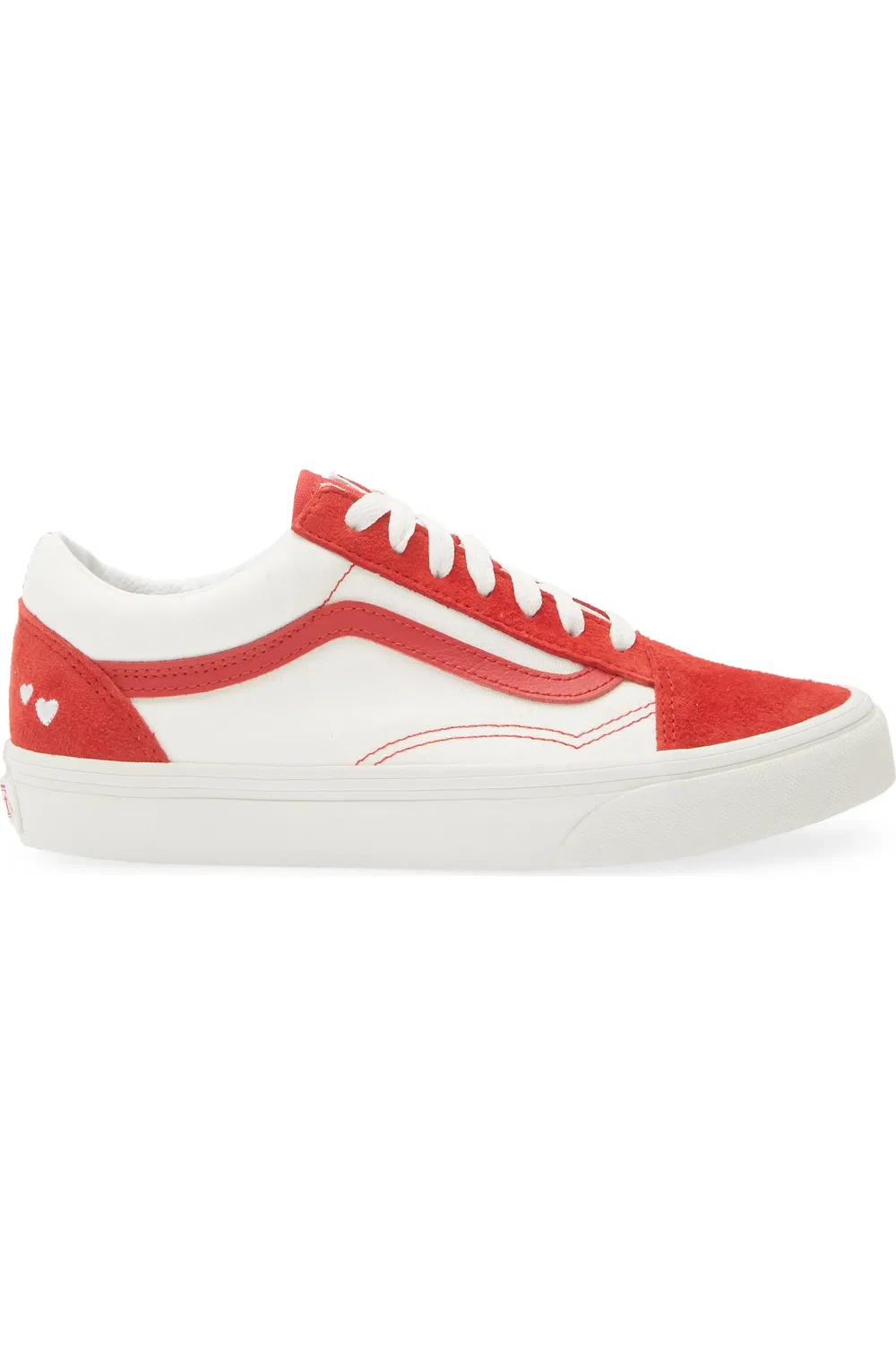 Кеды детские классические Old Skool Vans, Red Hot Valentines/Racing Red — фото 3