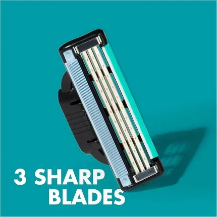 Сменные лезвия для бритвы Gillette Mach3, 4 шт.