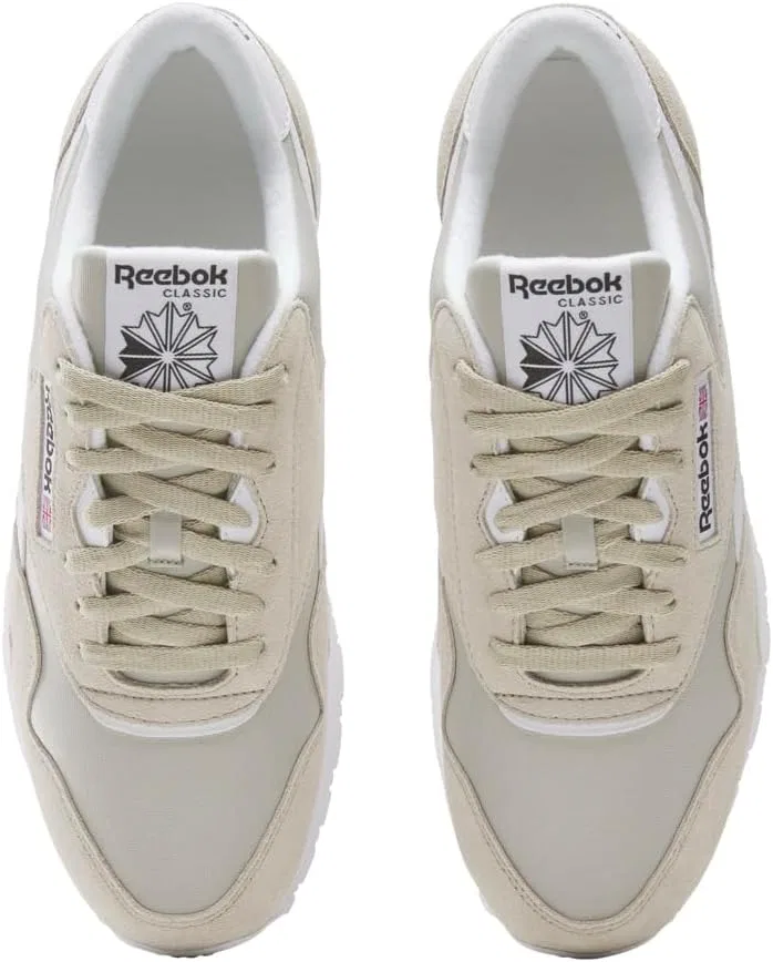 Мужские классические нейлоновые кроссовки Reebok, Sport Beige Sport Beige White — фото 3