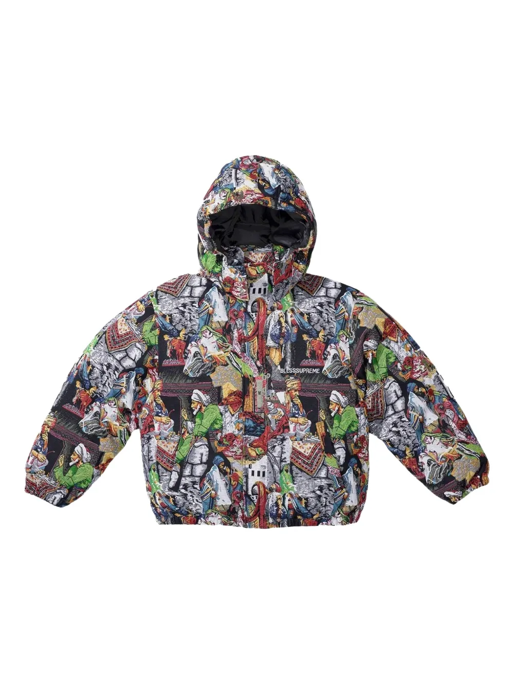 

Пуховик X Bless Tapestry Supreme, черный
