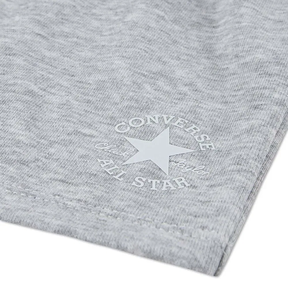 Детские шорты для девочек с принтом Dissected Ctp Core Converse kids, Grey — фото 3