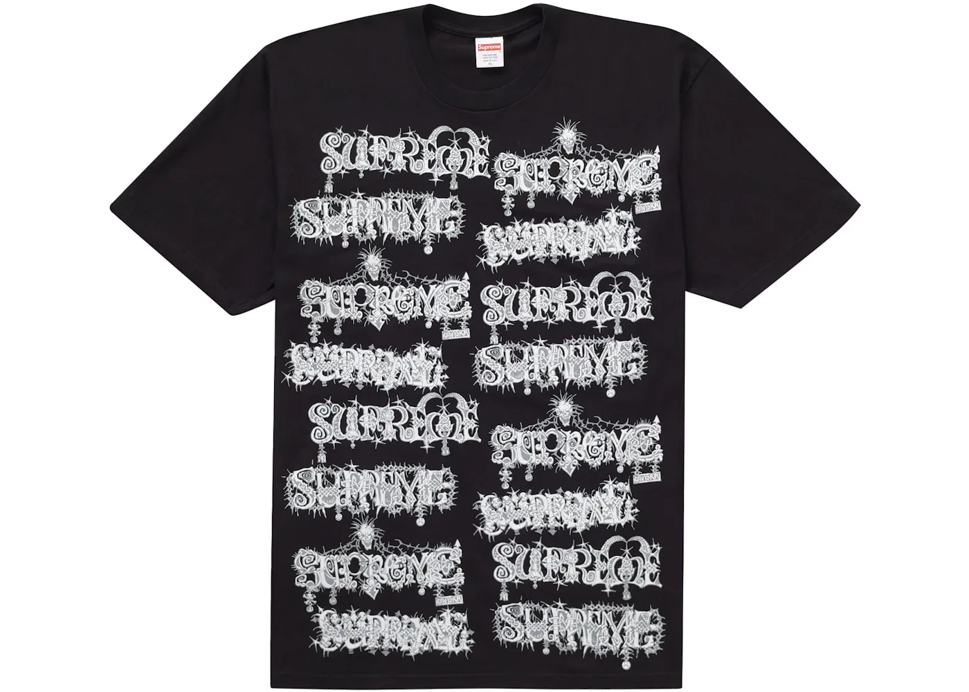 Мужская футболка Supreme Tee, Black