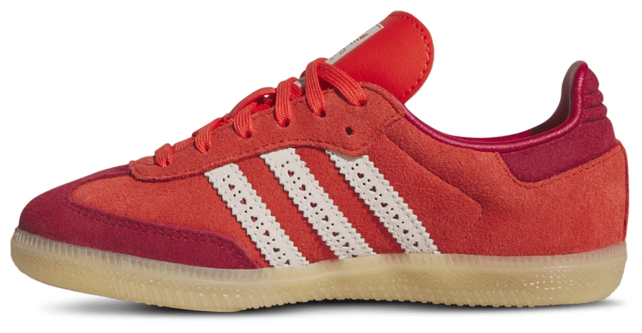 Детские кроссовки Samba Adidas, цвет Red/Red/White — фото 2