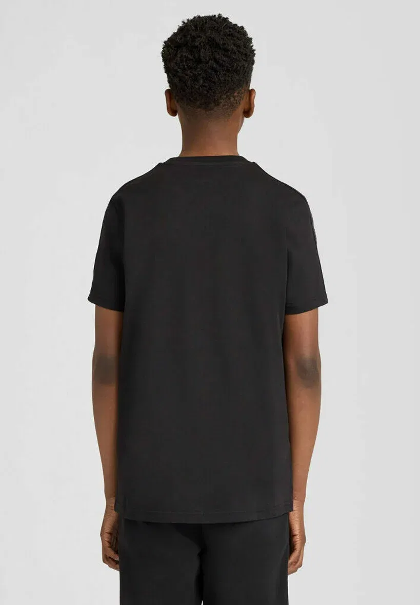 Футболки Ss с жаккардовой лентой - футболка с принтом Lyle & Scott, Z Jet Black — фото 3