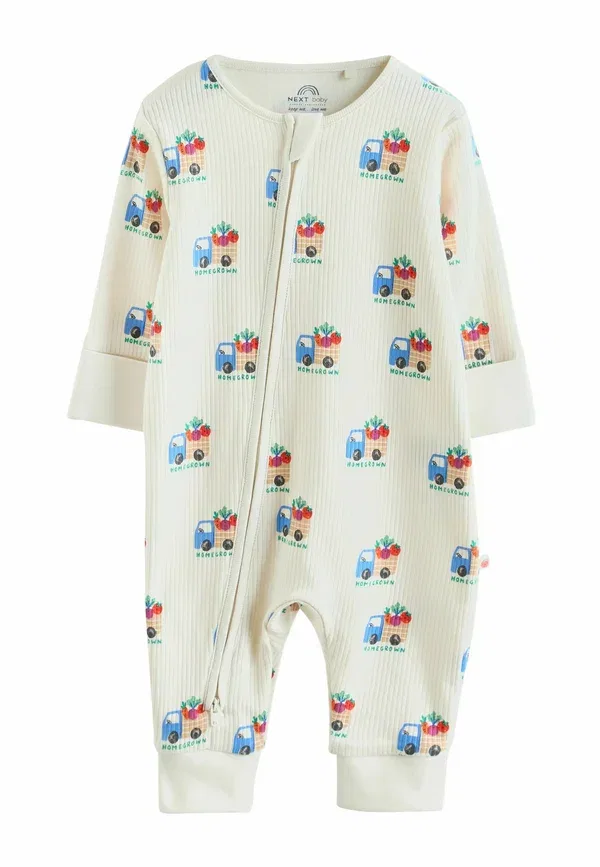 Комплект из 3 боди с принтом Regular fit Next blue green, синий/зеленый — фото 3
