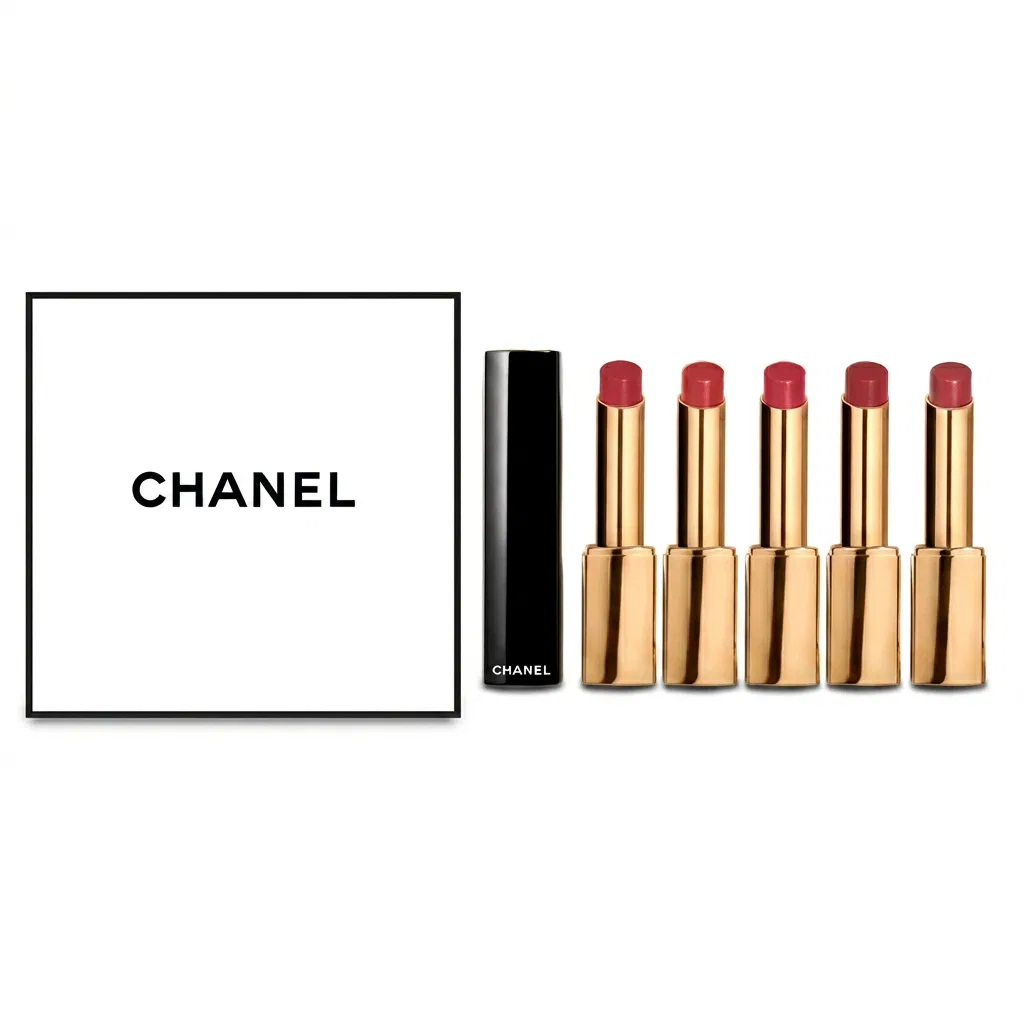 Женский набор из пяти помад Glamour Essence, CHANEL, Black