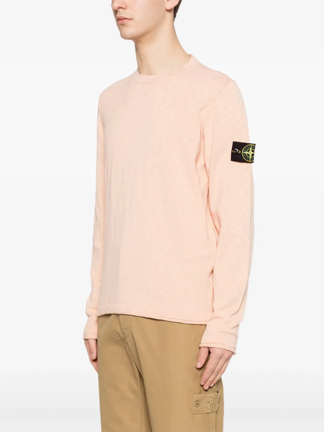 Свитер с длинным рукавом Stone Island, розовый — фото 2