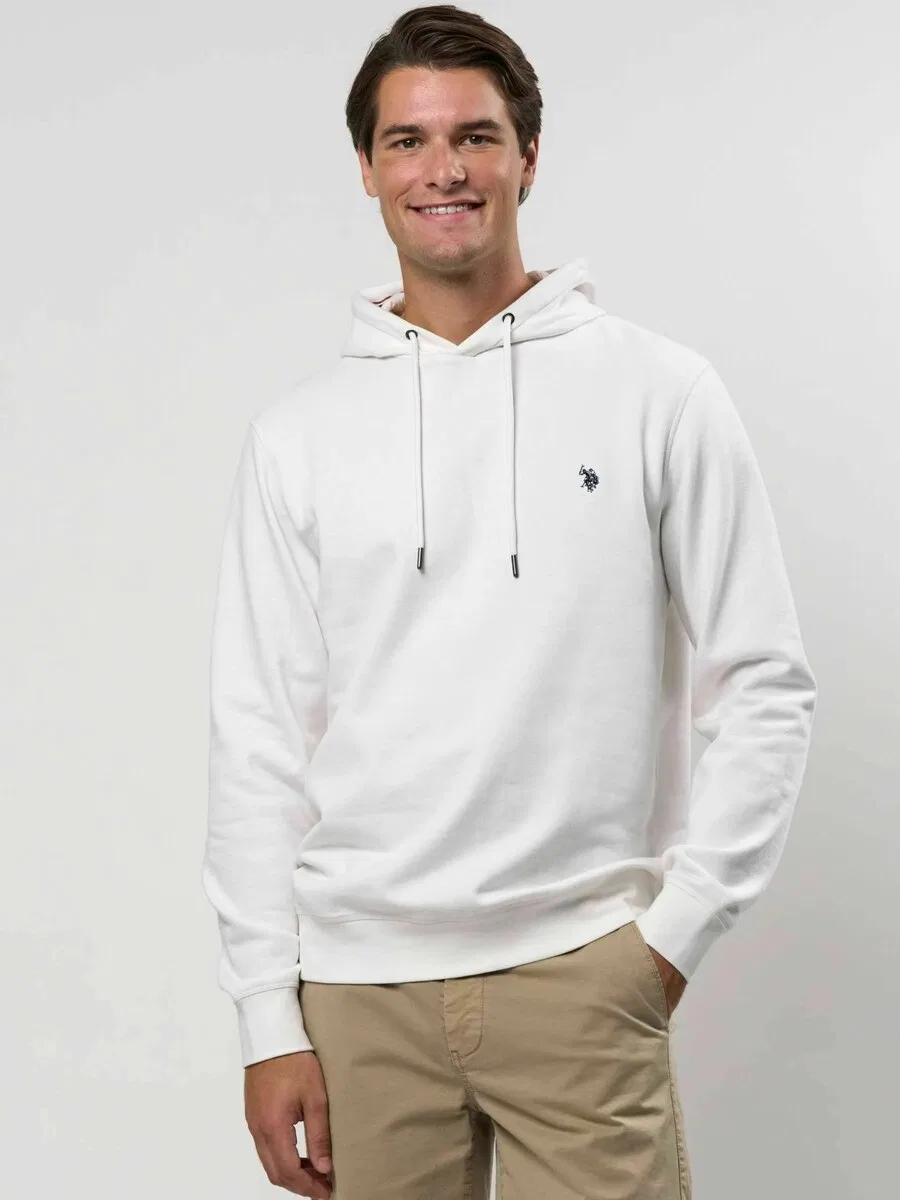 Свитер U.S. Polo Assn. 'UMToke' белого цвета — фото 3