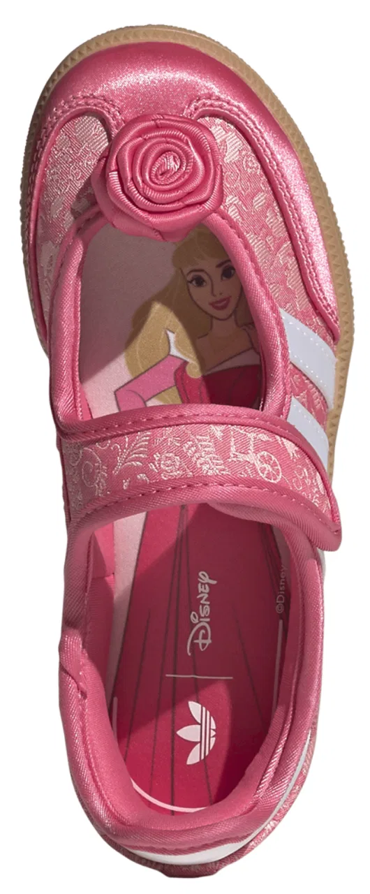 Детские кроссовки для девочек с принтом Samba Jane adidas, Supplier Colour/Supplier Colour/Gum — фото 4