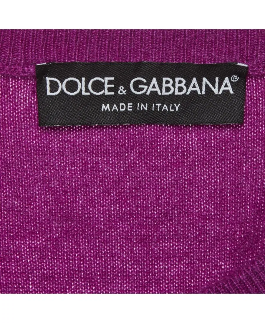 Женский свитер с аппликацией Floral Applique Dolce & Gabbana, No Color — фото 4