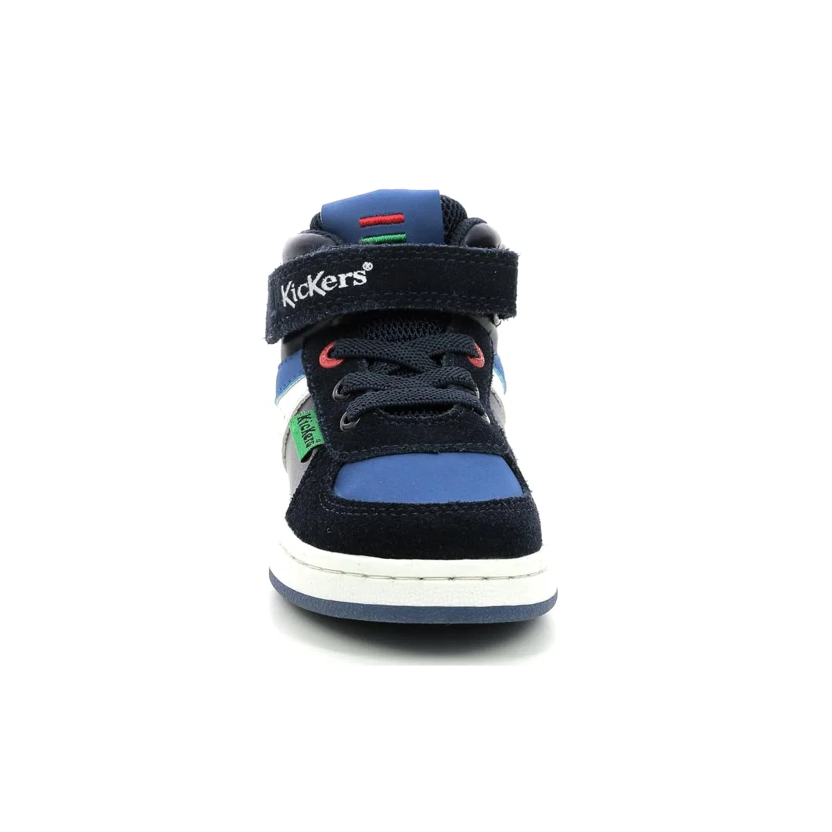 Детские кроссовки для мальчиков высокие Bilbon BB Mid Kickers, Navy Blue Glitter — фото 4