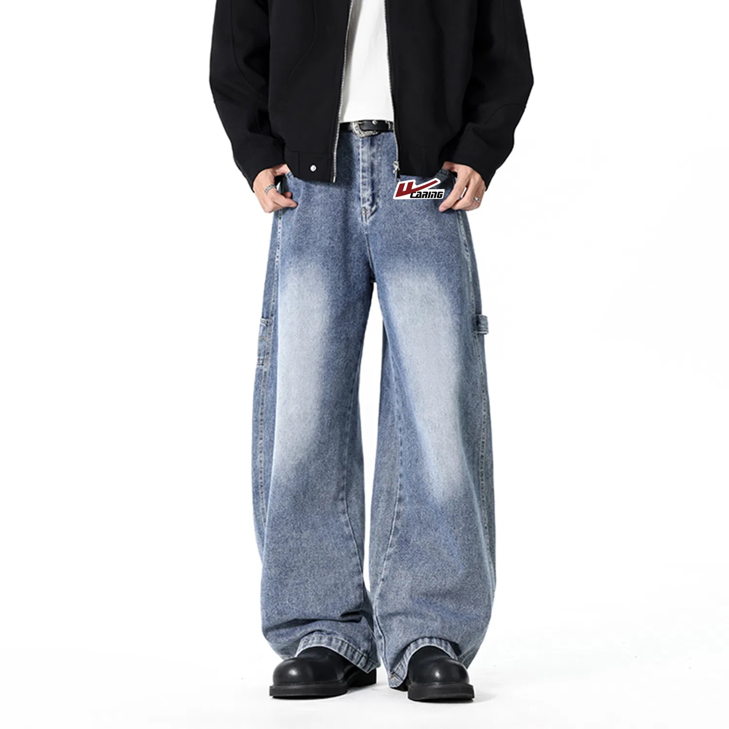 Детские джинсы прямого кроя Unisex Moderate Straight Fit Jeans WARRIOR — фото 4