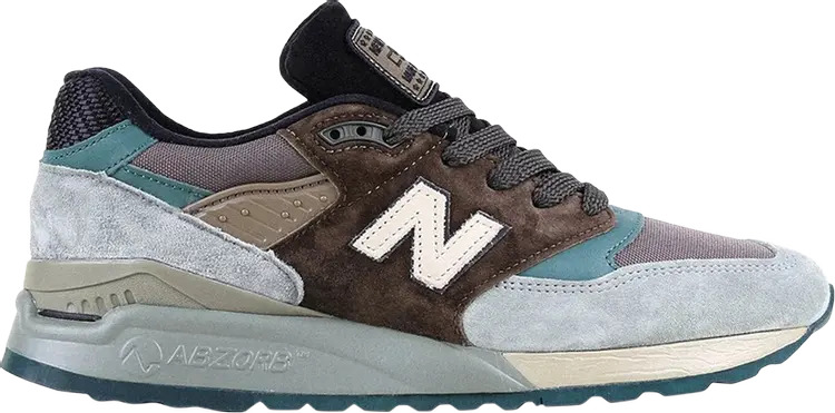 

Кроссовки New Balance 998 Made in USA 'Brown Teal', коричневый