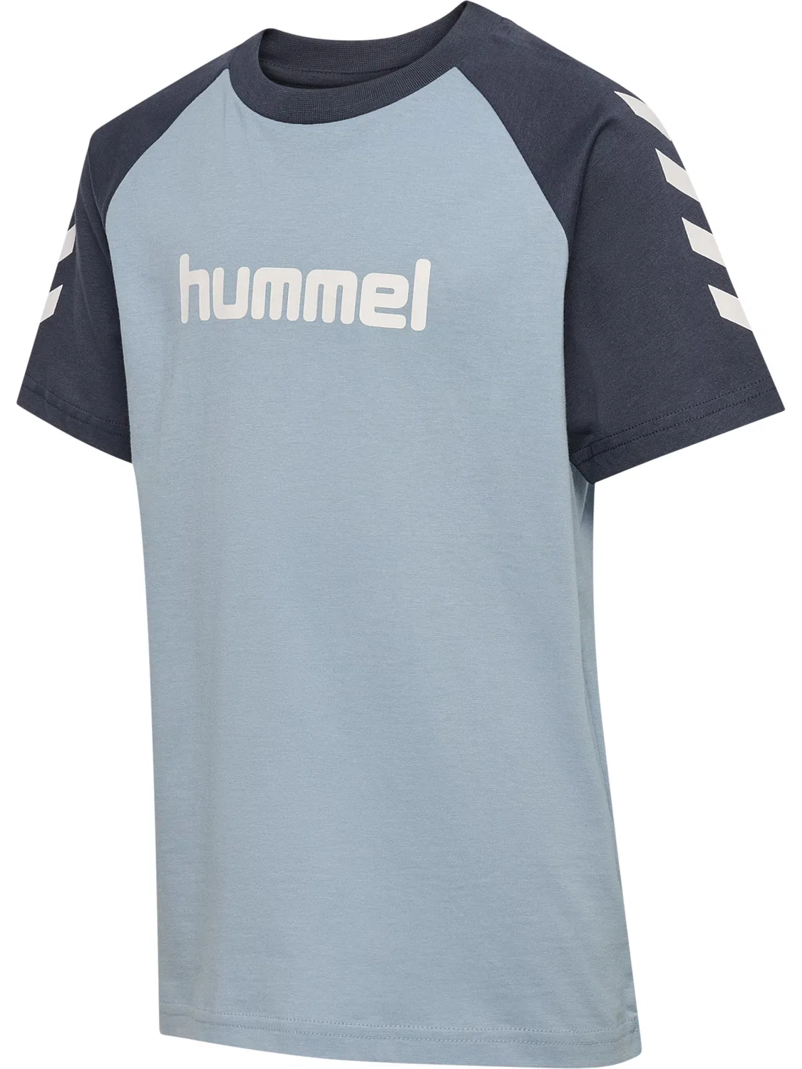 Рубашка Hummel Performance темно-синего и светло-голубого цвета — фото 3