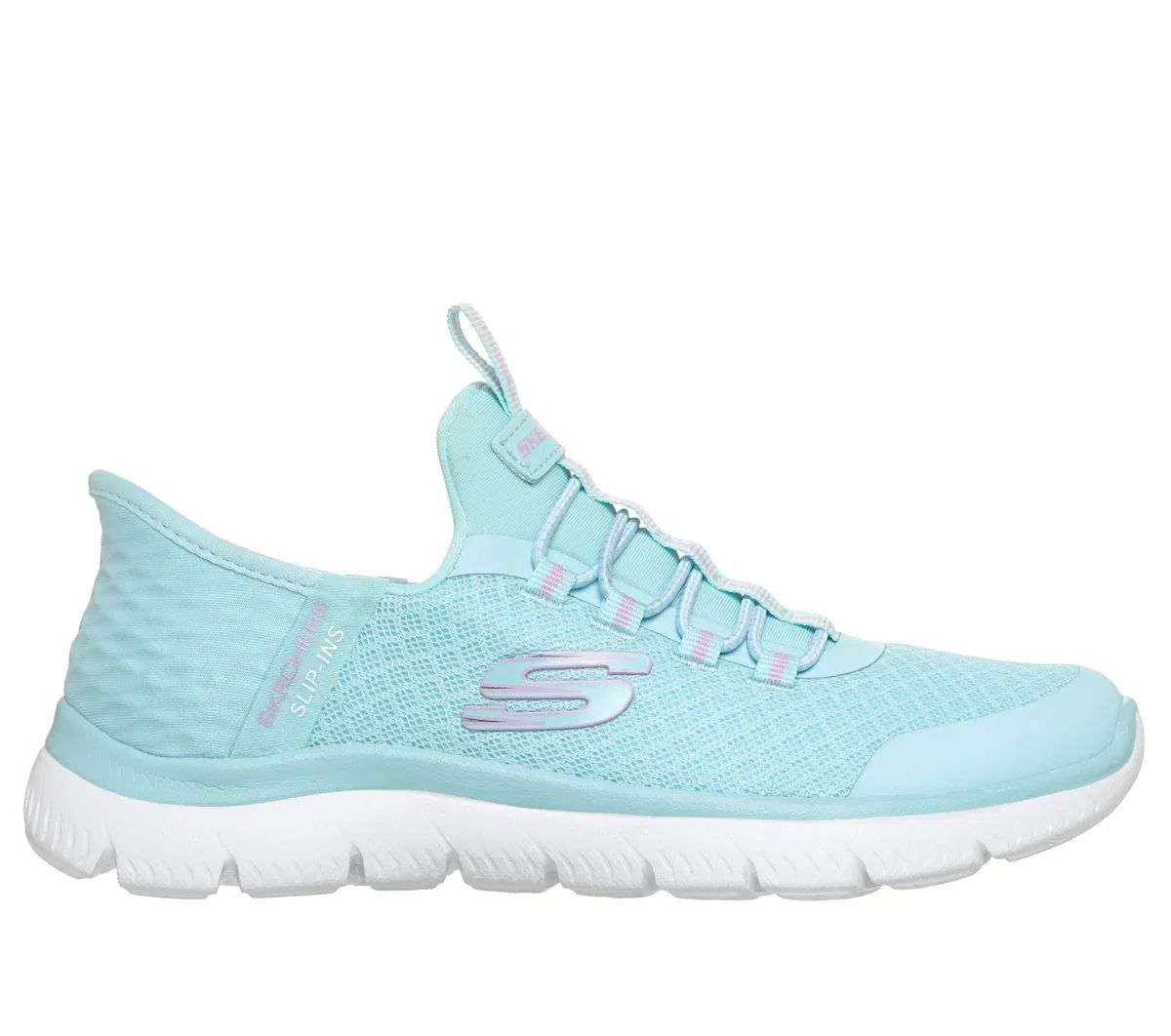 Детские слипоны Summits Skechers, бирюзовый