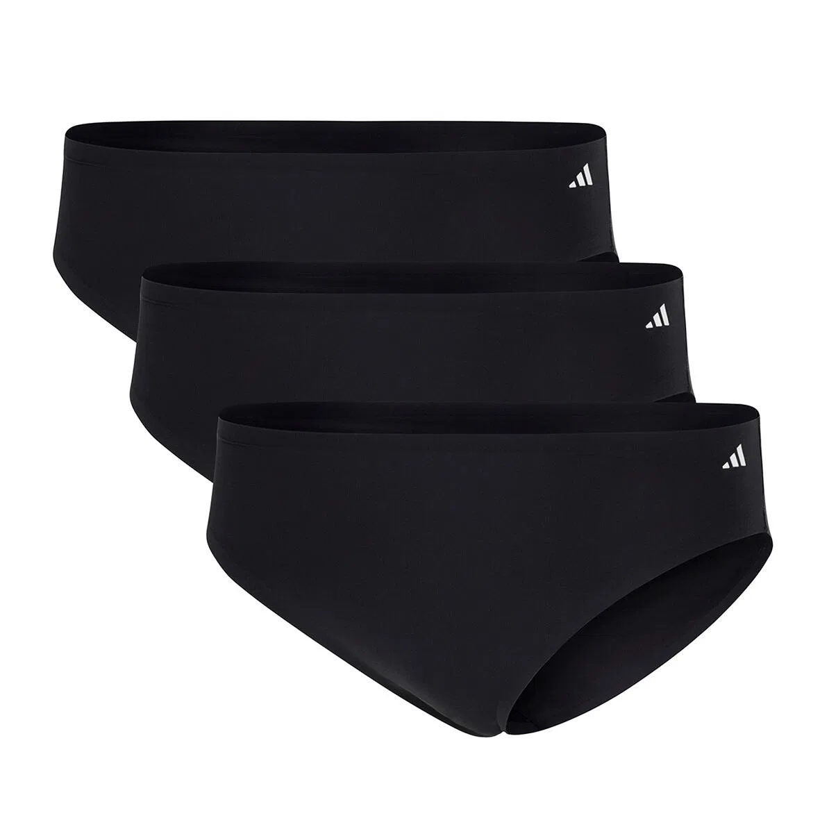 Женские базовые бикини-слипы с логотипом Active Light Flex 3P Adidas, Schwarz