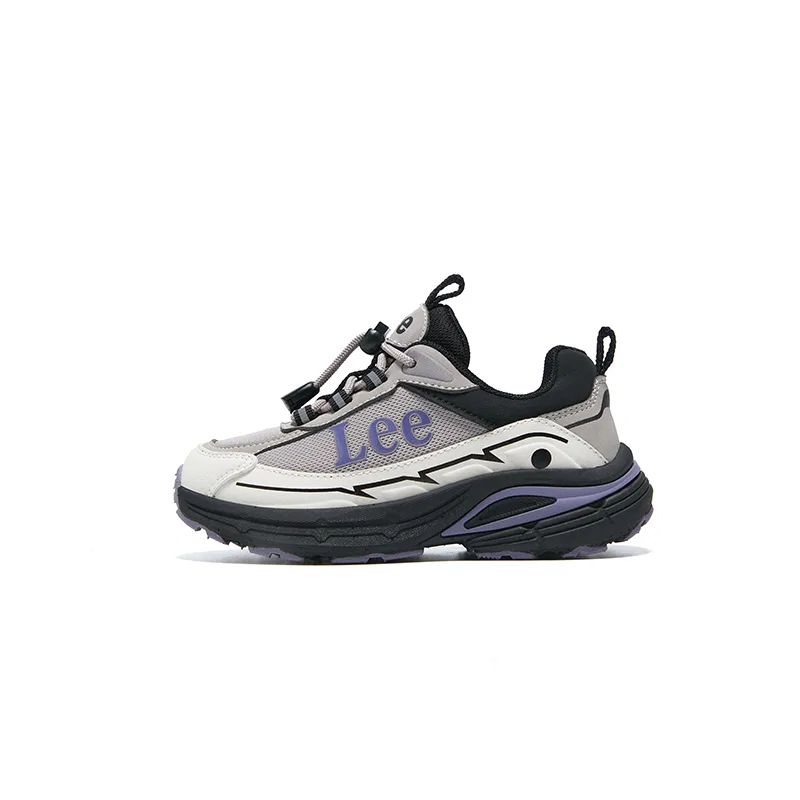 Детские кроссовки с синтетической кожи и текстиля, Purple Black, Lee