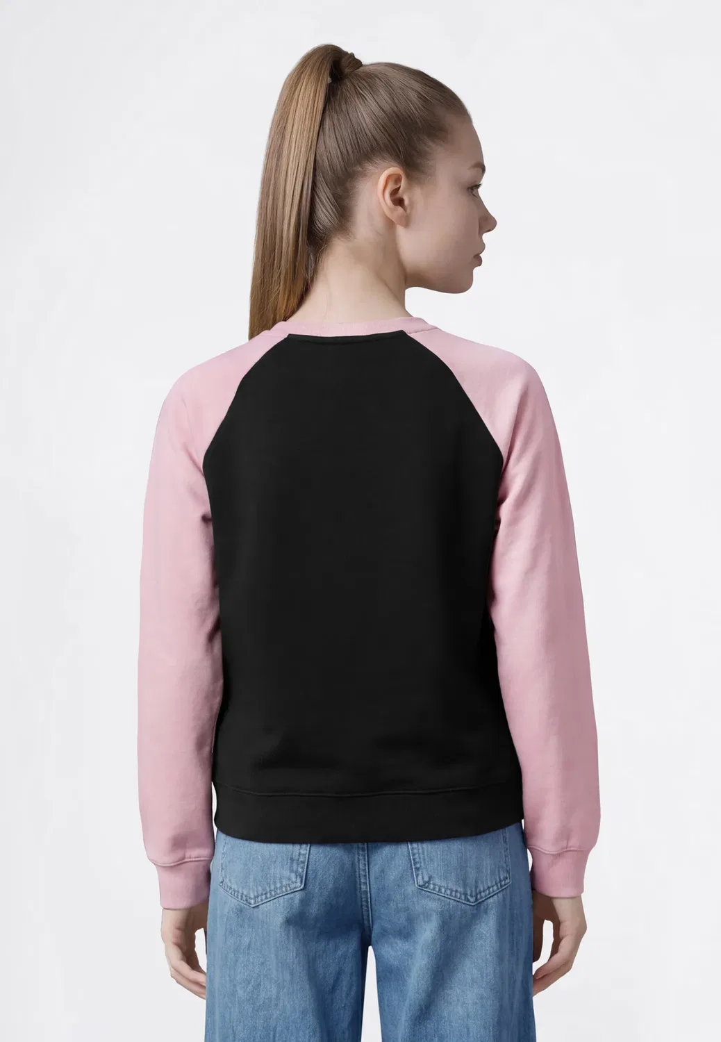 Толстовка с круглым вырезом, стандартный крой Champion, Black — фото 3