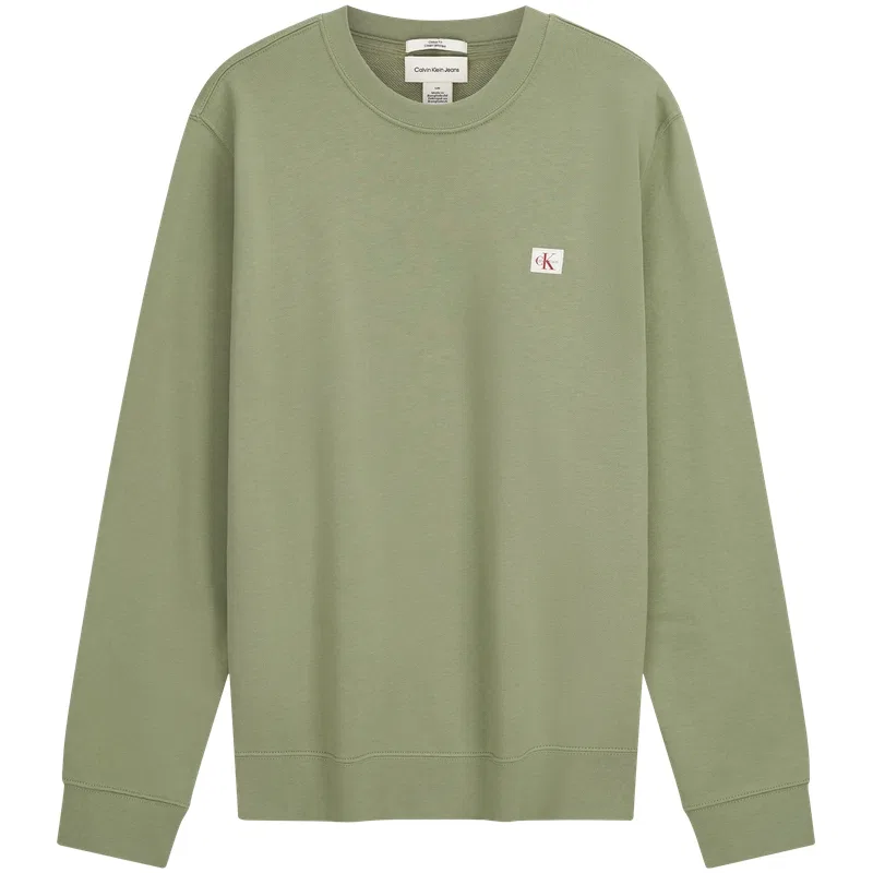 Мужской свитшот с круглым вырезом Calvin Klein, Lix-Grass Gray Green