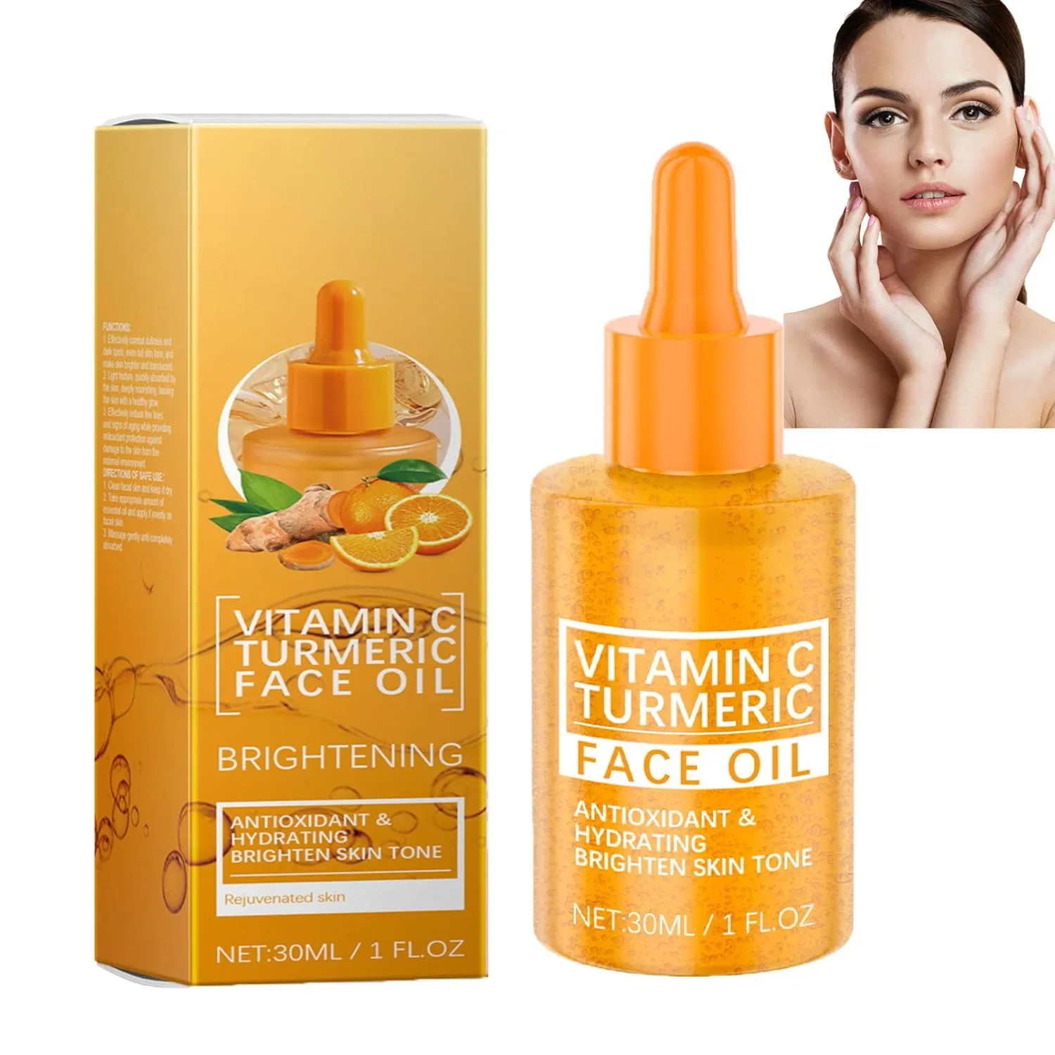 Сыворотка для лица Turmeric and Vitamin C Serum, homomdy, 30 мл, 1 шт
