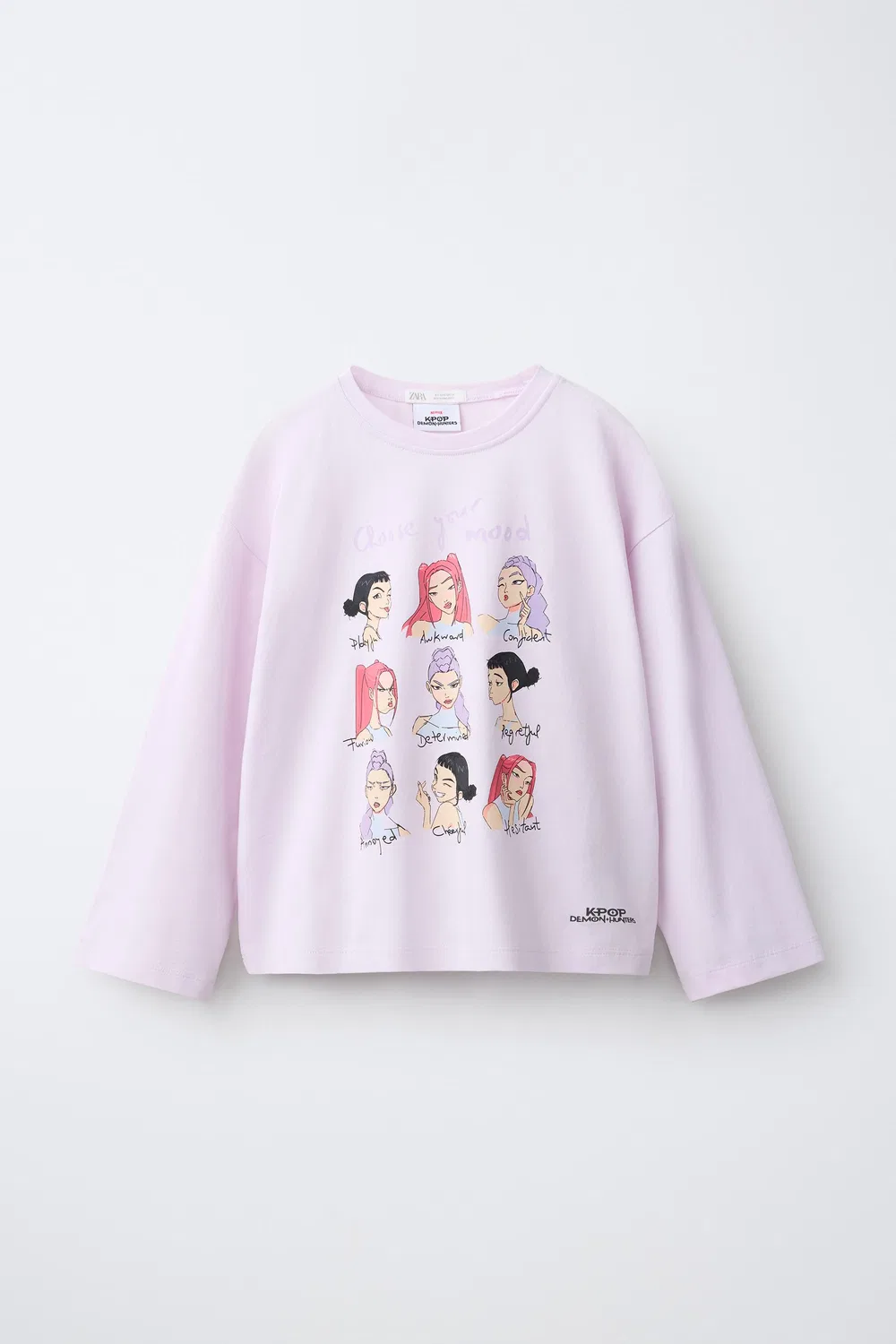 6-14 лет / KPOP ОХОТНИКИ НА ДЕМОНОВ NETFLIX Пижама ZARA, Mauve — фото 2