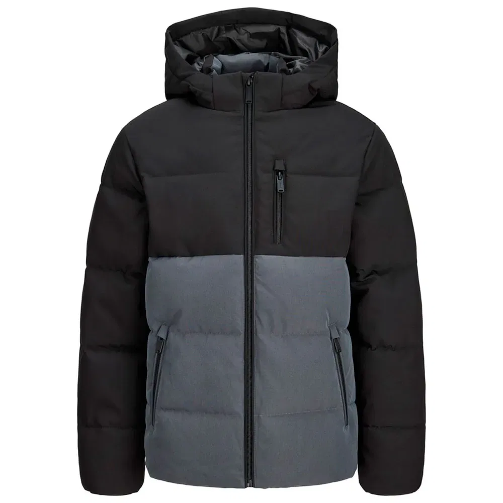 Детская куртка-пуховик для мальчиков с капюшоном Jack & jones, Black