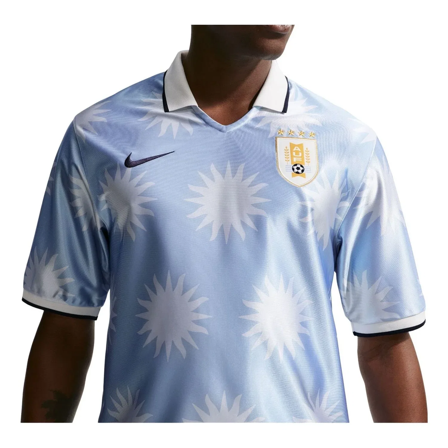 Мужская футболка с принтом Nike Uruguay Energy Dri-FIT модель Royal Tint Obsidian, синий — фото 3