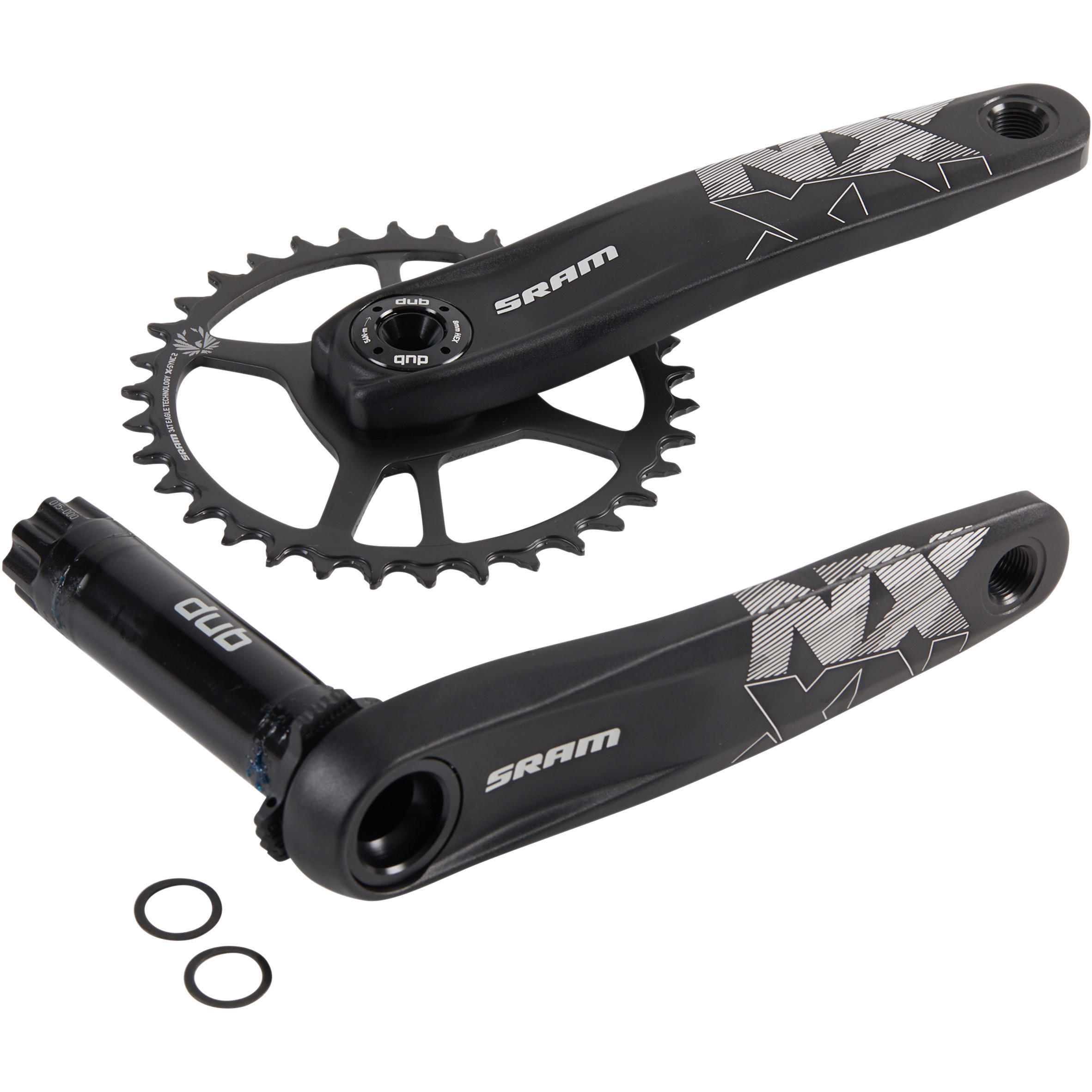 Система шатунов MTB SRAM NX EAGLE DUB™ 34 зуба 170 мм - фото