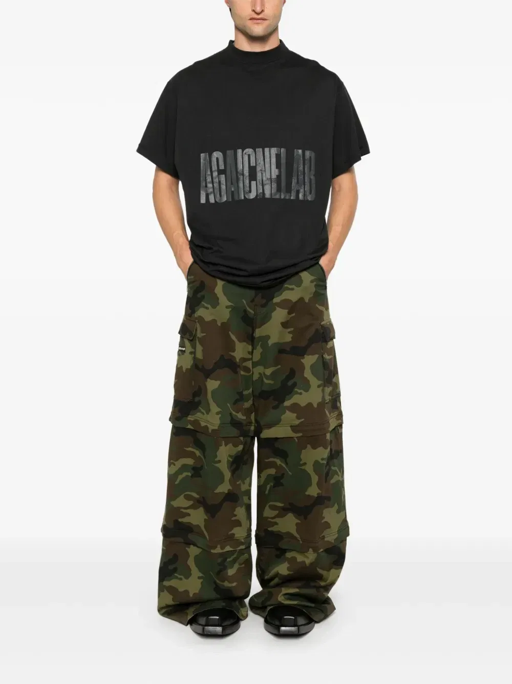 Футболка Agaicnelab Balenciaga, черный — фото 2