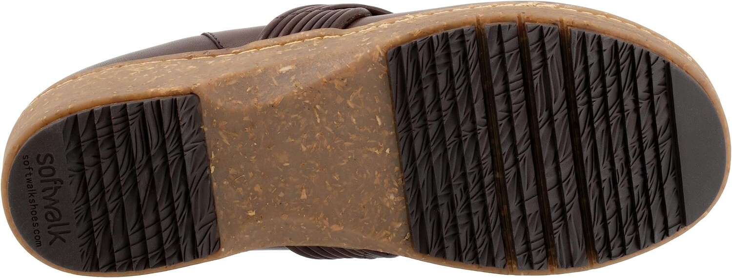 Сабо SoftWalk Arvada Twist, цвет Dark Brown — фото 3