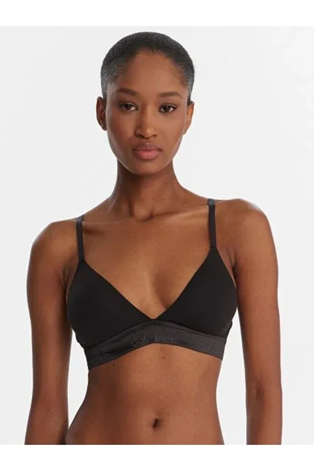 Женские бралетт с кружевным верхом Calvin Klein, Black