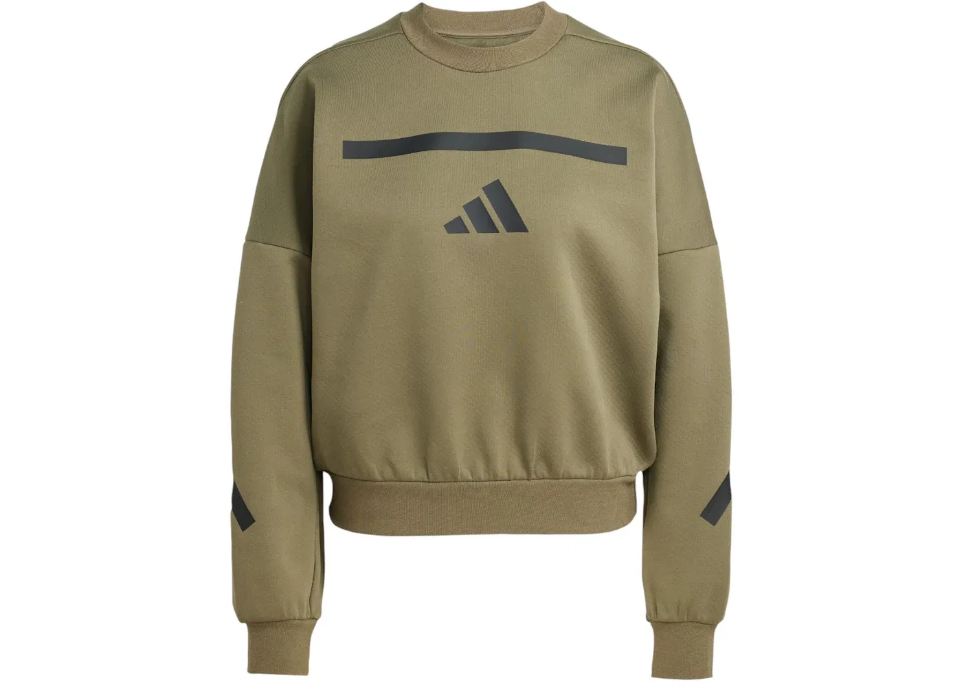 Женский свитшот с длинным рукавом Z.N.E. Adidas, Olive Strata
