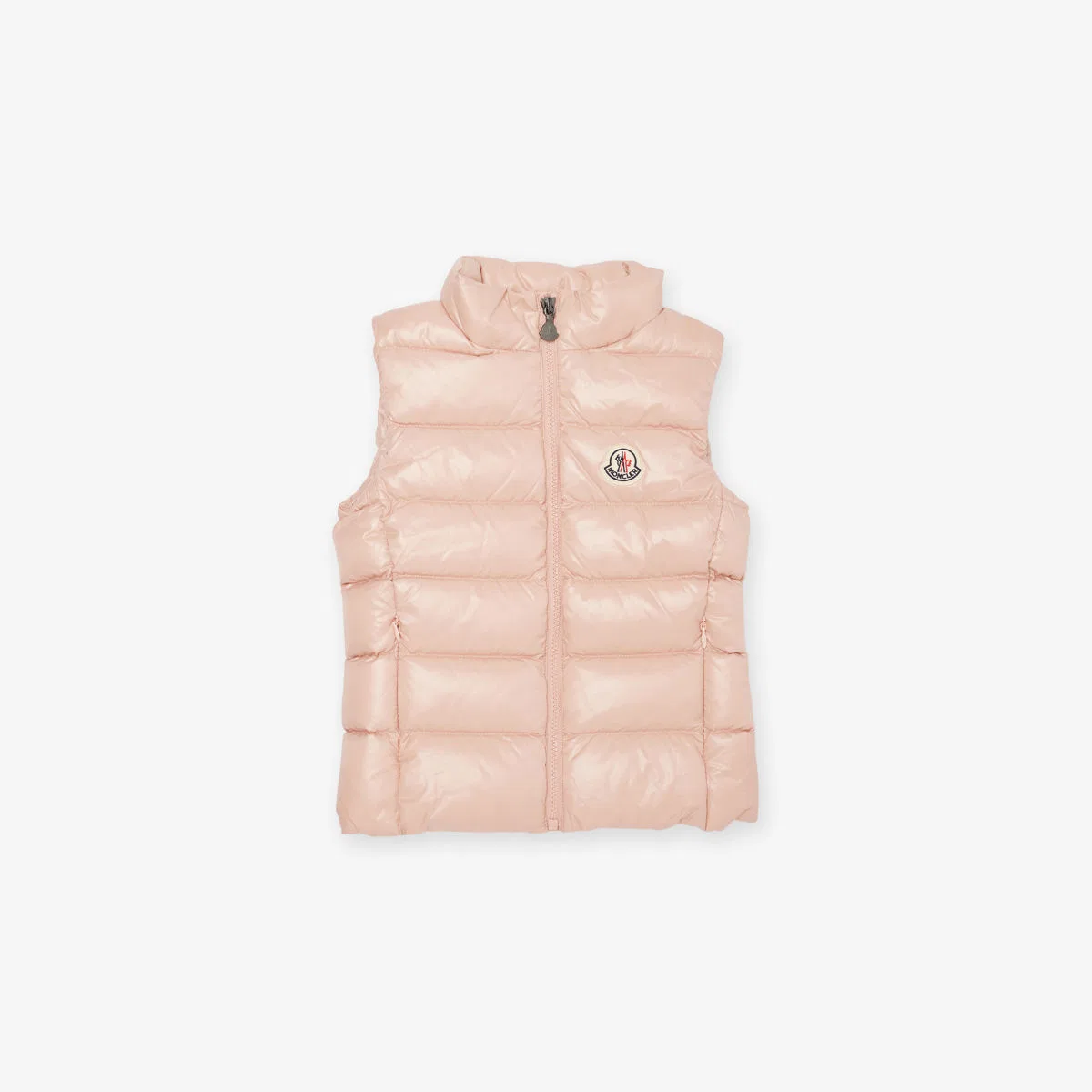Пуховый жилет Ghany с нашивкой и логотипом, размер 4-14 лет Moncler, розовый