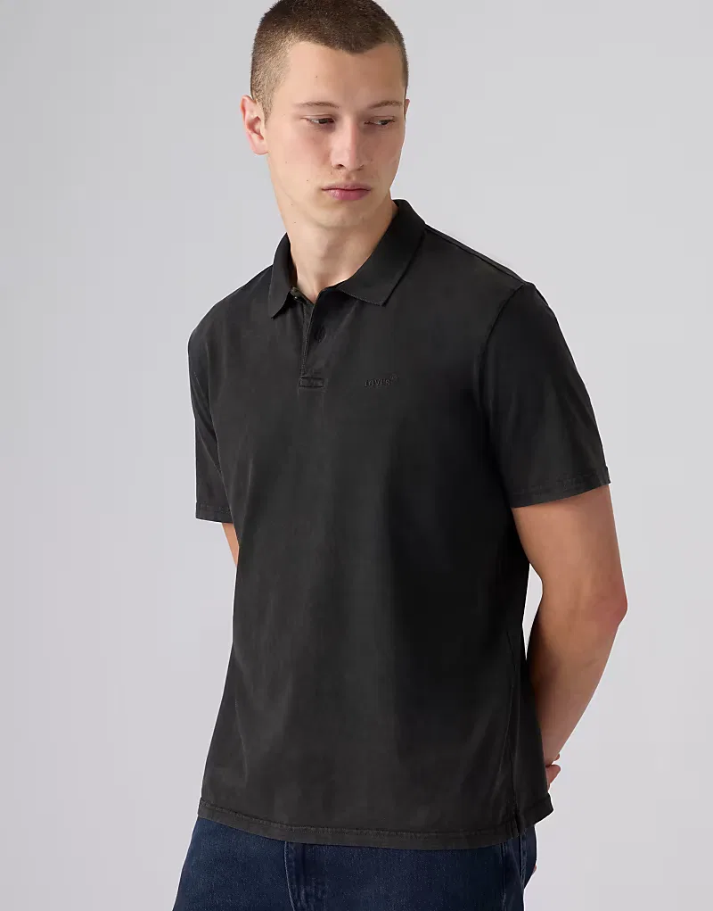 Поло Authentic Levi's, черный — фото 4