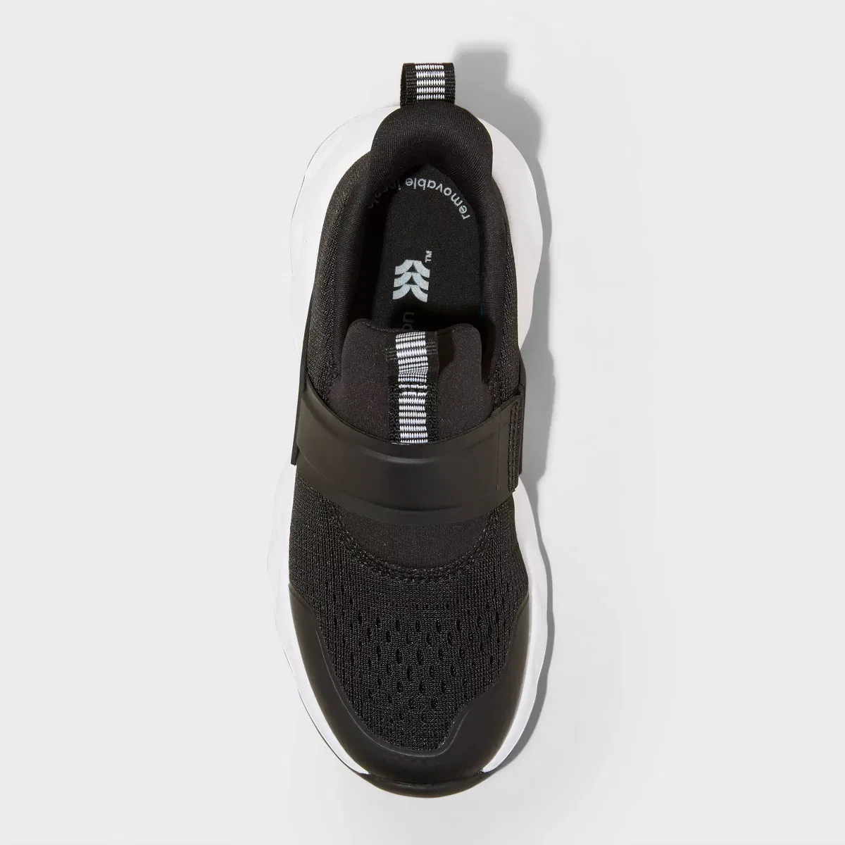 Детские кроссовки для девочек с технологией амортизации Dillon Slip-On Performance KIDS FOOTWEAR, Black — фото 3