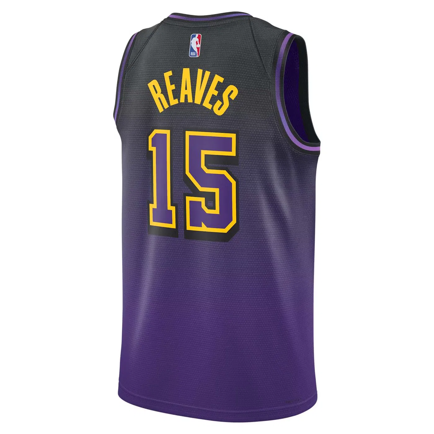 Джерси с принтом Swingman NBA Los Angeles Lakers 2024/25 City Edition Austin Reaves Nike, фиолетовый — фото 2