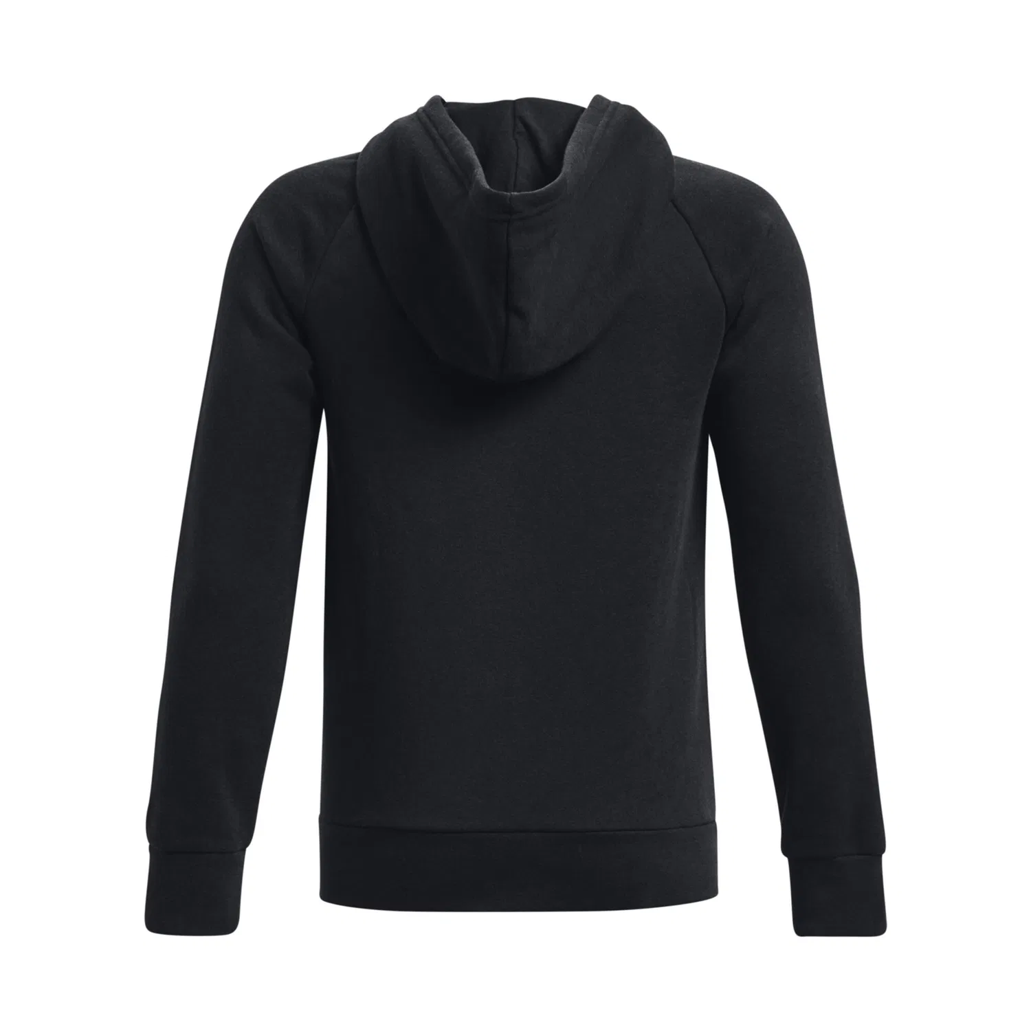 Детское худи с принтом Rival Fleece Under Armour, Schwarz Weiss — фото 2
