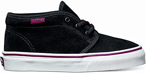 Детские ботинки для мальчиков с высоким голенищем Vans, Black Black Red