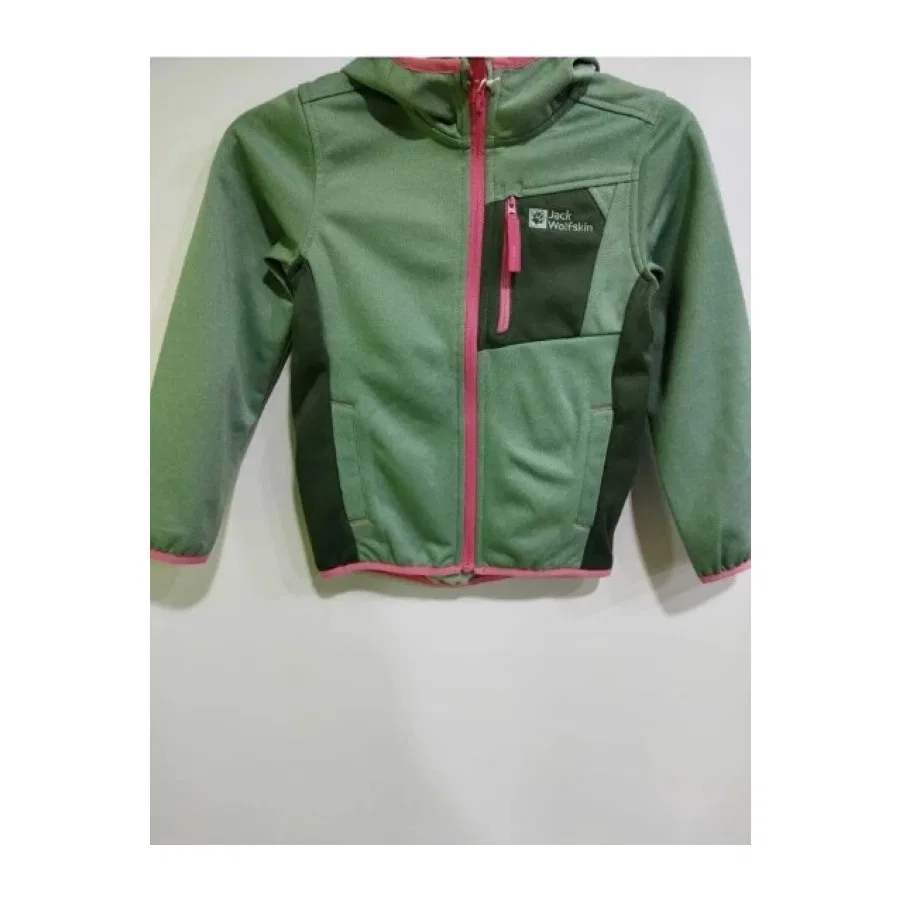 Детский флисовый жакет Active Jacket Polar Jack Wolfskin, Зеленый